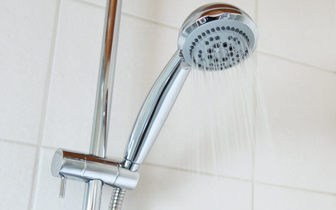 a low-flow showerhead will help you save water at home